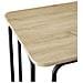 Tavolo da pranzo 100 x 50 x 75 cm Legno ingegnerizzato - Foto miniatura 6
