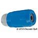 Spina Impermeabili Blu Policarbonato e Moplen 50 A 14.326.00 - Foto miniatura 1