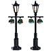 Vecchi Lampioni Inglesi - Old English Lamp Post Set Da 2 Cod 74231 - Foto miniatura 2
