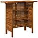 Tavolo Da Bar In Legno Massello Di Acacia 110x50x105 Cm - Foto miniatura 7