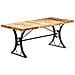 Tavolo Da Pranzo 180x90x76 Cm In Legno Massello Di Mango - Foto miniatura 1