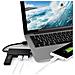 Cadorabo Hub Usb 3.0 Multi-interfaccia A 4 Porte Plug & Play Con Spinotto Usb-c Jack Type-c E Alimentatore Adatto A Laptop, Tablet E Dispositivi Moderni Con Porta Di Ricarica Usb-c In Nero - Foto miniatura 5