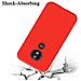 Custodia Compatibile Con Motorola Moto E5 Play Go In Liquid Rosso - Coperchio Protettivo In Silicone Tpu Flessibile - Foto miniatura 3