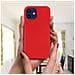 Cover Iphone 12 / 12 Pro Silicone Fronte Retro Ricopre Lo Schermo Rosso - Foto miniatura 2