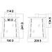 Lanterna Da Parete Per Esterno Piccola 1 Luce Bronzo Ip44, E27 - Foto miniatura 2