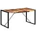 Tavolo Da Pranzo 160x80x75 Cm Legno Massello Finitura Sheesham - Foto miniatura 7