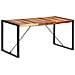 Tavolo Da Pranzo 160x80x75 Cm Legno Massello Finitura Sheesham - Foto miniatura 8