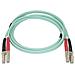 Cavo in Fibra Ottica Multimodale Duplex OM4 LC / LC - 100 Gb - 50/125 - LSZH - Turchese da 1m - Foto miniatura 2