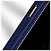 Cover Iphone 11 Pro Max Retro Plexiglass Fronte Polimero Rinforzata Bordo Blu - Foto miniatura 3