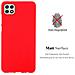 Custodia Compatibile Con Samsung Galaxy A22 5g In Frost Rosso - Coperchio Protettivo In Silicone Tpu Flessibile - Foto miniatura 4