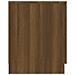 Comodini 2 Pz Rovere Marrone In Legno Multistrato - Foto miniatura 4