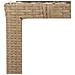 Tavolo Da Giardino Piano Vetro Beige Polyrattan Vetro Temperato - Foto miniatura 4
