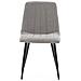 Pack 4 Sedie Sagi Rivestite In Tessuto Grigio - Foto miniatura 2