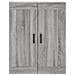 Armadietti A Parete 2 Pz Grigio Sonoma In Legno Multistrato - Foto miniatura 7