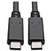 Tripp Lite U420-003-g2-5a Cavo Usb 0,914 M Usb 3.2 Gen 2 [3.1 Gen 2] Usb C Nero (eaton Tripp Lite Series Usb-c Cable [m/ - Foto miniatura 5