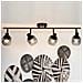 Lampada Del Soffitto 4 Macchie Di Vetro - Foto miniatura 4