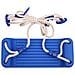 Seggiolino Per Altalena Con Scala Corda Blu 37x15 Cm Pe - Foto miniatura 4