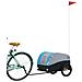 Rimorchio Da Bici Nero E Blu 30 Kg In Ferro - Foto miniatura 3