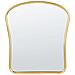 Specchio Noth 45 Cm 53 Cm Metallo Oro - Foto miniatura 4