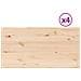 Piani Tavolo 4 Pz 90x45x2,5 Cm Rettangolare Legno Massello Pino - Foto miniatura 2