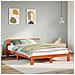 Letto Senza Materasso Marrone Cera 150x200 Cm In Legno Di Pino - Foto miniatura 1