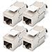 Modulo Keystone Cat 6a, Schermato, Attrezzi Per L'installazione Non Necessari - 4 Pezzi - Foto miniatura 1