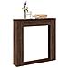 Cornice per Camino Rovere Marrone 100x20x100 cm in Truciolato - Foto miniatura 2