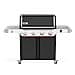 1501260 barbecue per l'aperto e bistecchiera Carrello GPL Nero, Acciaio inox 2040 W - Foto miniatura 1