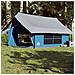 Tenda da Campeggio per 5 Persone Blu Impermeabile - Foto miniatura 1
