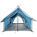 Tenda da Campeggio per 5 Persone Blu Impermeabile - Foto miniatura 5