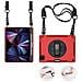 Custodia Per Ipad 3/2/1/pro 11"" Con Supporto E Tracolla Rossa - Foto miniatura 3