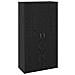Mobile per Ufficio con lo scaffale Rovere nero 60 x 32 x 115 cm - Foto miniatura 1