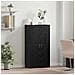 Mobile per Ufficio con lo scaffale Rovere nero 60 x 32 x 115 cm - Foto miniatura 2