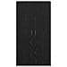 Mobile per Ufficio con lo scaffale Rovere nero 60 x 32 x 115 cm - Foto miniatura 6