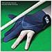 Guanto Da Biliardo A 3 Dita Antiscivolo Ad Alta Elasticità - Guanto Intero In Nylon Per Prestazioni Superiori Negli Sport Con Stecca Blue+black - Foto miniatura 4