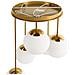 Lampadario A 5 Luci Riana Metallo Ottone - Foto miniatura 4