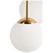 Lampadario A 5 Luci Riana Metallo Ottone - Foto miniatura 5