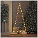 Albero di Natale in metallo con supporto Oro 125 cm - Foto miniatura 4