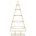 Albero di Natale in metallo con supporto Oro 125 cm - Foto miniatura 5