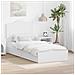 Letto con Contenitore Bianco 75 x 190 cm Legno multistrato - Foto miniatura 2