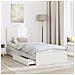 Letto con Contenitore Bianco 75 x 190 cm Legno multistrato - Foto miniatura 3