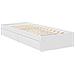 Letto con Contenitore Bianco 75 x 190 cm Legno multistrato - Foto miniatura 6