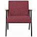 poltrona Rosso Vino 59 x 75 x 78 cm Tessuto - Foto miniatura 4