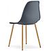 Sedia da scrivania WAT Dark Slate - Design scandinavo moderno x 4 - Foto miniatura 5