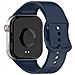 Cinturino Di Ricambio In Silicone Liquido Compatibile Con Redmi Watch 6 - Disponibile In Vari Colori Blue - Foto miniatura 4