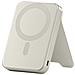 Batteria Esterna Magnetica 5000mah Magsafe & Qi2 Con Supporto Integrato, Beige - Foto miniatura 1