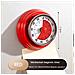 Timer Da Cucina Meccanico - Timer Magnetico Per Il Conto Alla Rovescia Per Cucinare E Cuocere Red - Foto miniatura 3