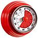 Timer Da Cucina Meccanico - Timer Magnetico Per Il Conto Alla Rovescia Per Cucinare E Cuocere Red - Foto miniatura 1