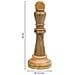 Pezzo Degli Scacchi Del Re In Legno Di Mango Marrone D15,5x40h Cm - Foto miniatura 4