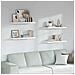 Scaffale da parete 4 pcs Marmo Bianco 90 x 23,5 x 4 cm - Foto miniatura 2